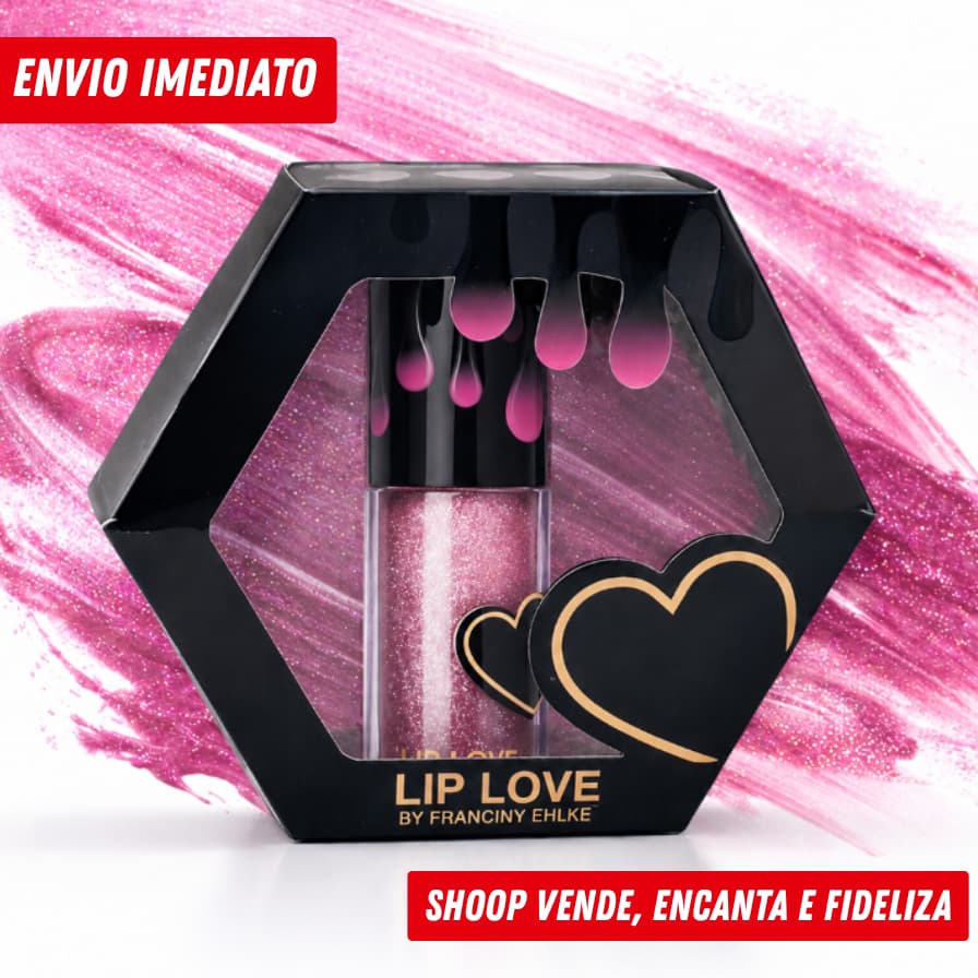 Lip Gloss Mágico by Fran | Brilho intenso, Hidratação, Efeito Luminoso e Longa Duração