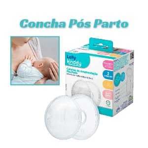 Kit 2 Concha de Amamentação Pós Parto Lolly
