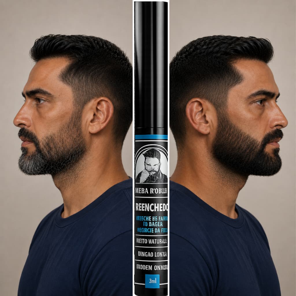Preenchedor escurecedor barba robusta original