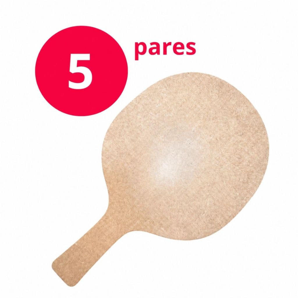 5 Raquetes Ping Pong MDF Cru Enfeite Criativos Brinde Lembrancinha Decoração Artesanato