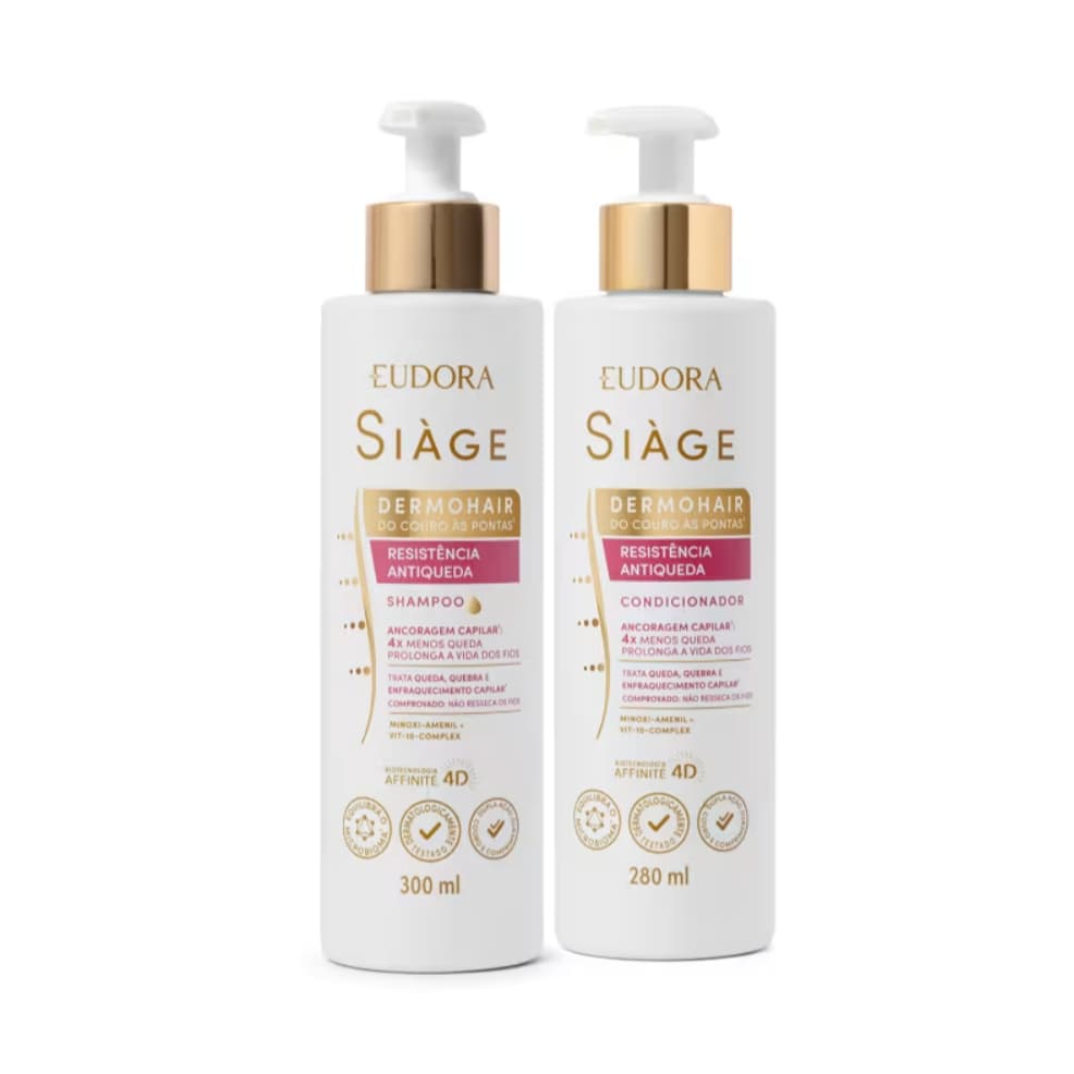 Combo Siàge Antiqueda: Shampoo 300ml + Condicionador 280ml