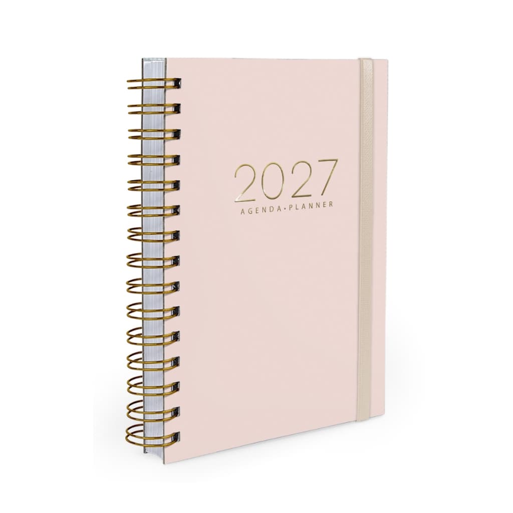 Agenda 2027 Planner Diária 1 Dia Por Página Capa Dura Minimalista