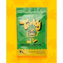 Ticky Pirulito Zero Acucar - Sabor Abacaxi com Hortela - Pouch com 4 Unidades