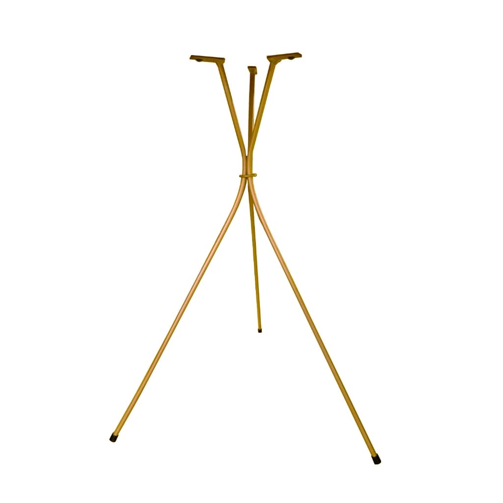 Tripé Dourado 45cm Para Mesinha Lateral Decoração Minimalista Pé Palito