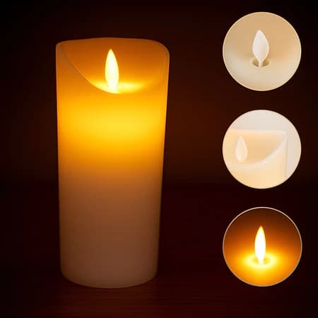 Kit Velas De Led Eletrônica Chama Viva Vela com fogo que imita o real