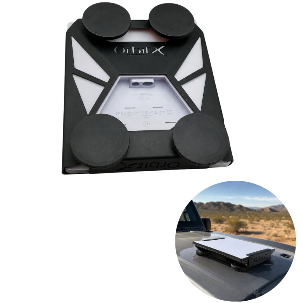 Case Base Suporte Veicular Starlink Mini Carro Barco Com Super Ima 88mm