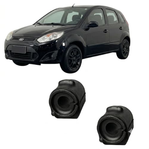 Par Bucha Barra Estabilizadora Dianteiro Ford - Fiesta 2003 a 2012.