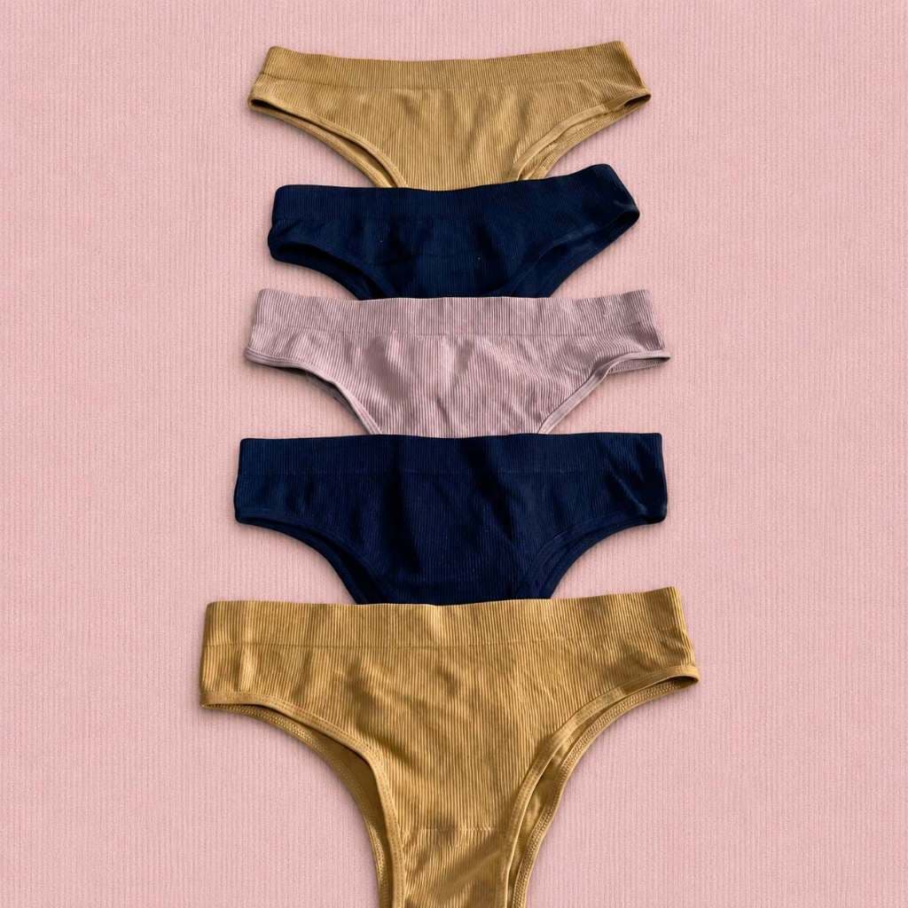 Kit Calcinhas Conforto Poliamida Premium Importada Tanga Não Marca Super Confortável