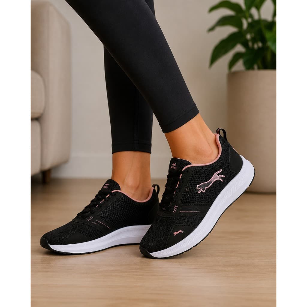 TÊNIS  ESPORTIVO  FEMININO  FIT ACADEMIA CAMINHADA LEVE E ANTIDERRAPANTE PROMOÇÃO ENVIO IMEDIATO