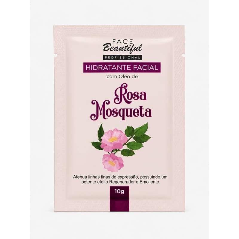 Hidratante Facial Rosa Mosqueta 10g Face Beautiful | Hidratação e Regeneração da Pele