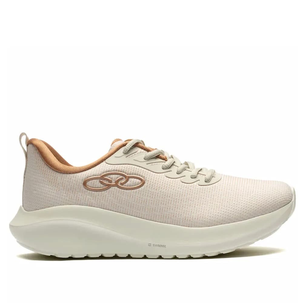 Tênis Feminino Olympikus Acqua 316 Evasense Bege Claro Original