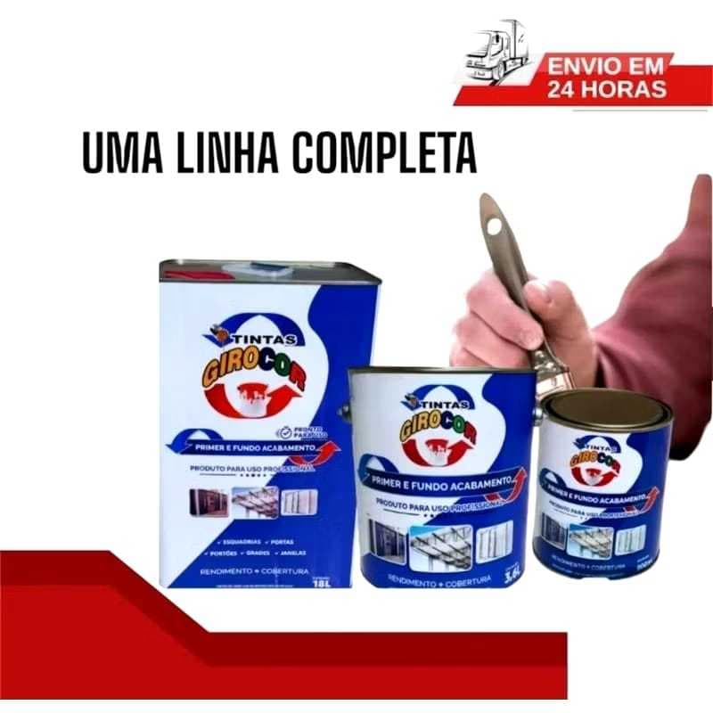 Tinta Zarcão Fundo Acabamento 18lts Cinza Medio