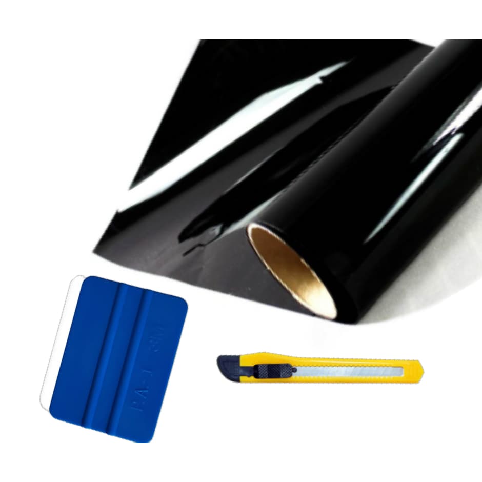 PELICULA INSULFILM G5 PRETO  75CM X 2, 3, 4, 5 METROS GRATIS ESPATULA+ESTILETE