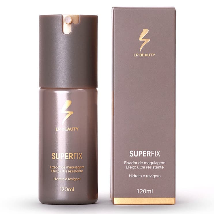 Bruma Fixadora De Maquiagem 120ml SuperFix Lp Beauty Hidratante Fixadora