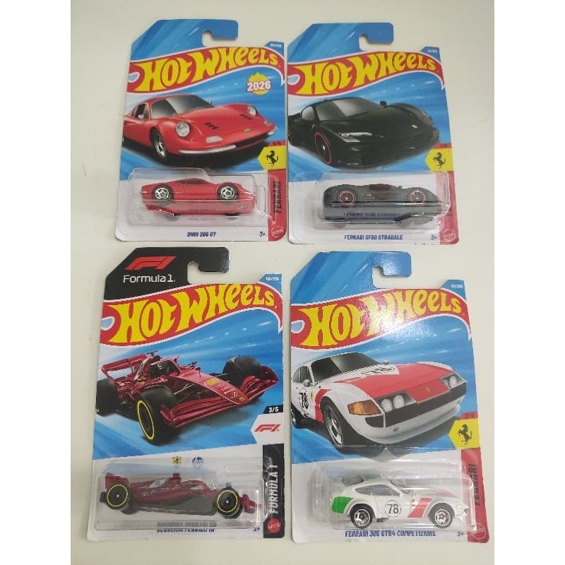 L6 Carro carrinho Hot Wheels Ferrari Dino Formula 01 F 1 e outras , Scuderia Ferrari HP