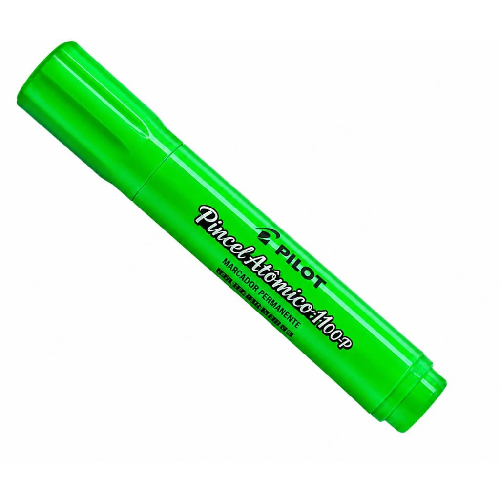 Caneta Pincel Atômico Neon Marca Texto Neon (Verde, Amarelo e Rosa) - Pilot