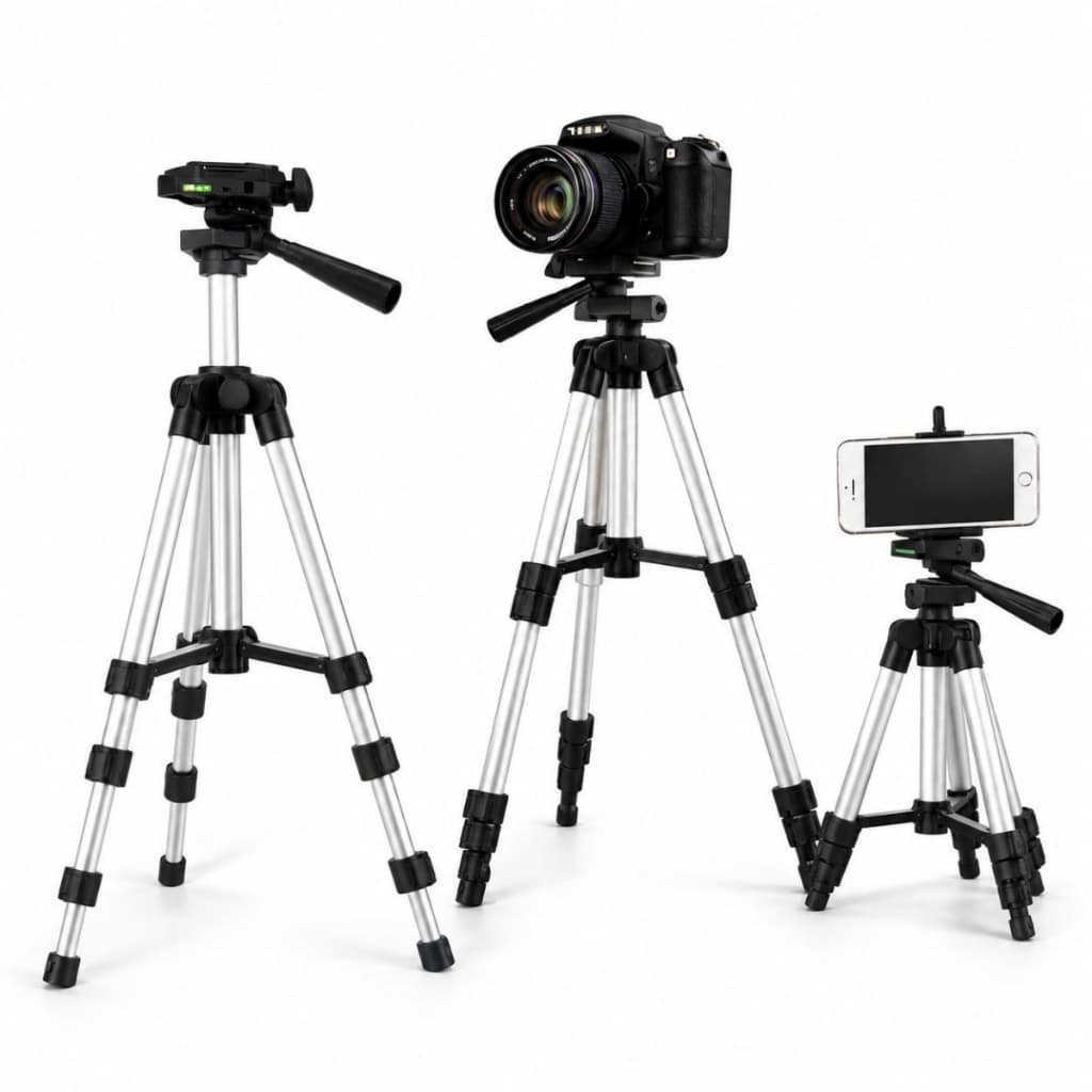 Tripe Celular Camera Profissional 102cm Ajustavel Suporte 1,02m universal com nivel entrega rapida