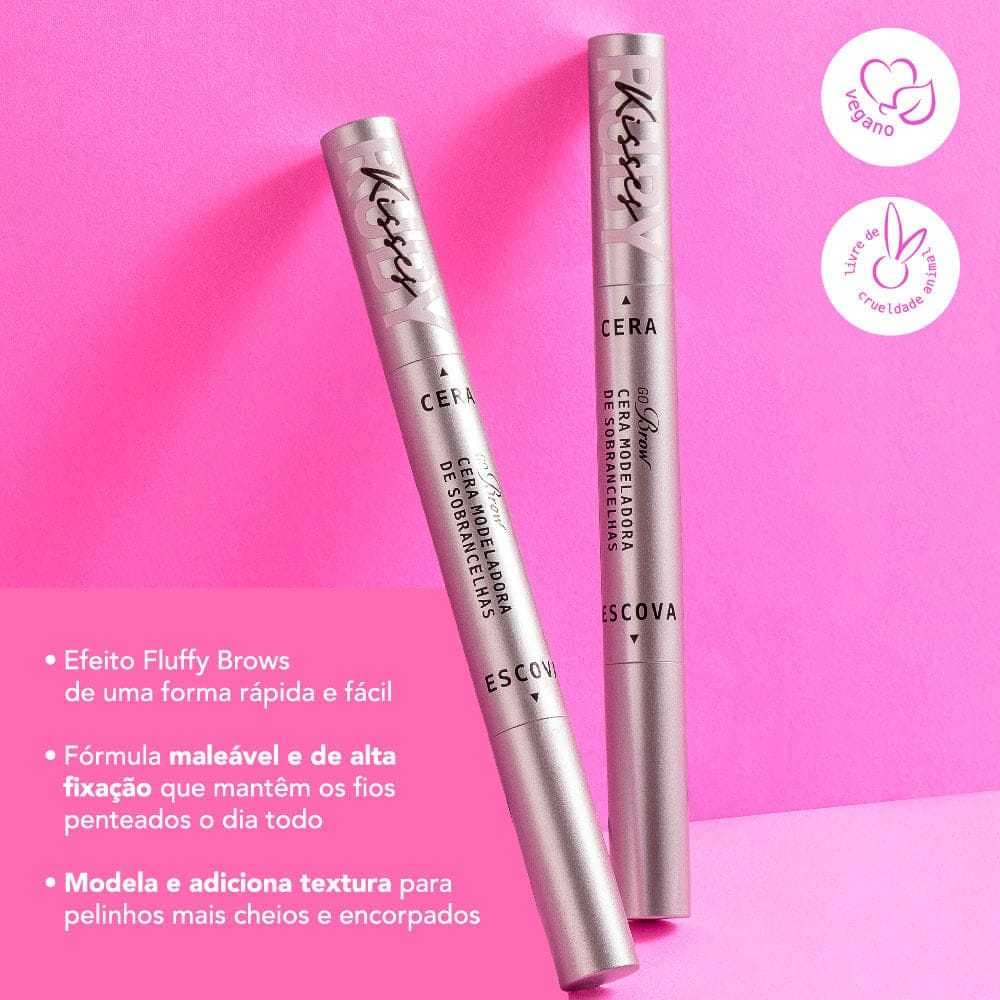 Cera Modeladora de Sobrancelhas Go Brow - Ruby Kisses