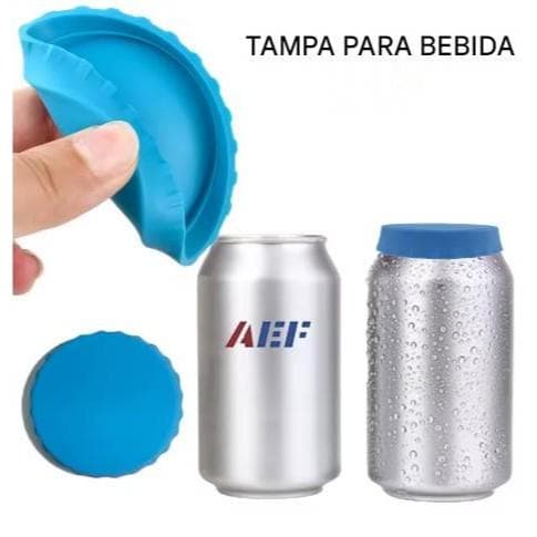 Tampa De Silicone Para Lata De Cerveja Refrigerante Vedação 1unidade