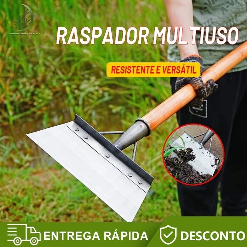 Pá extensível multifuncional em aço inoxidável, pá de limpeza de jardim durável, ferramenta para capinar.