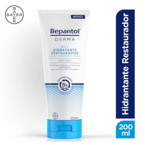 Creme Regenerador Diário Bepantol 200ml - Hidratação Profunda e Leve, Sem Corantes