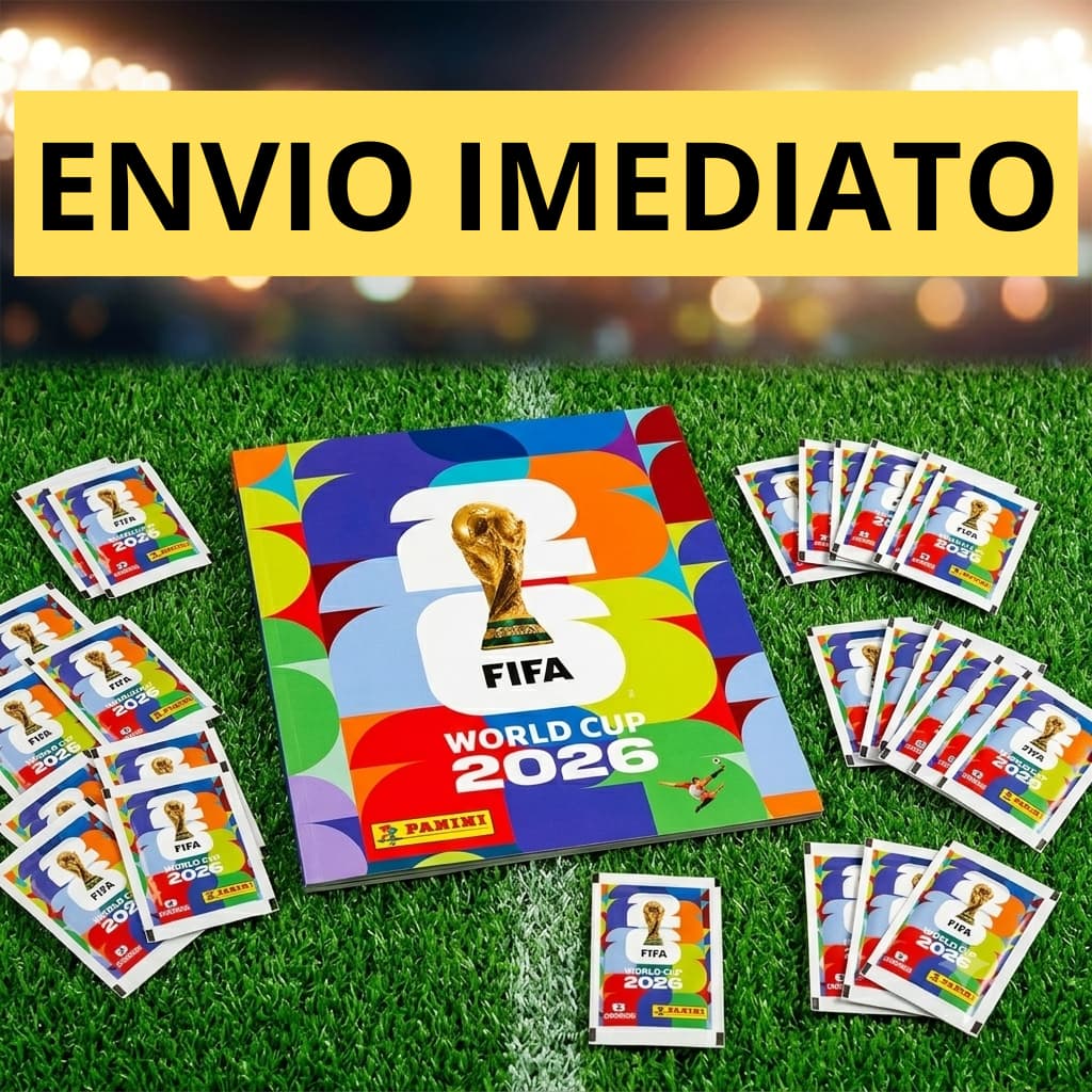 Kit ORIGINAL Album da Copa Do Mundo Fifa 2026 + Figurinhas - Capa Mole