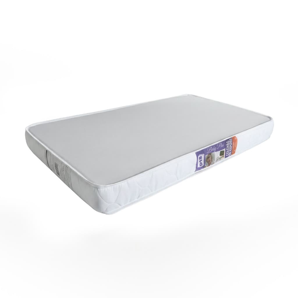 Colchão Baby Infantil 130x60 Espuma D18 Liso Aconhegante Antiácaro Berço Chiqueirinho Minicama DESPUMALAR