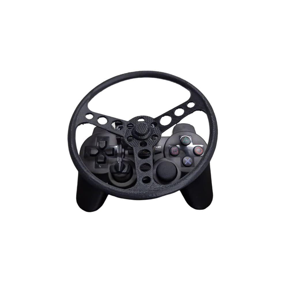 PS3 - Mini Volante V3 Para Controle Playstation 3 (Com Camada Reforçada em todo o Produto)