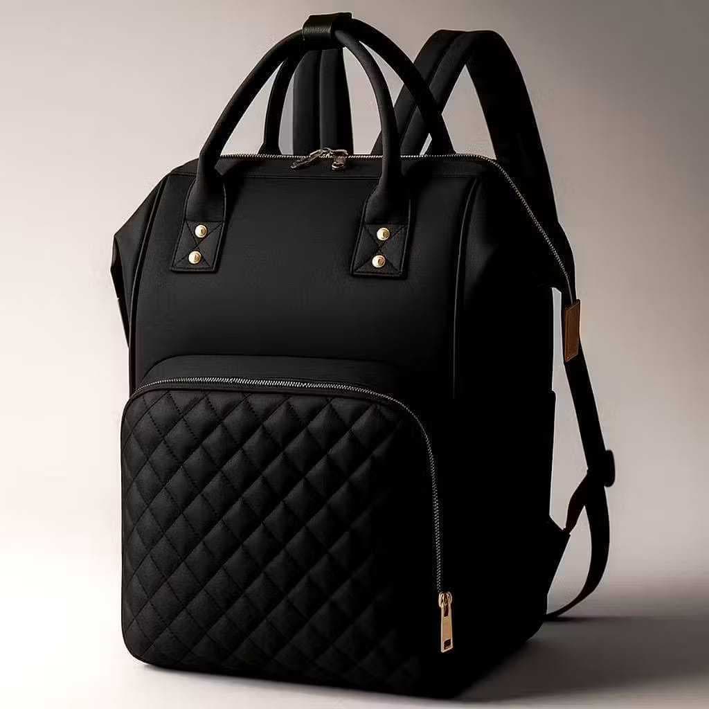 Mochila Feminina moderna Maternidade Multifunção Mamãe Bebe