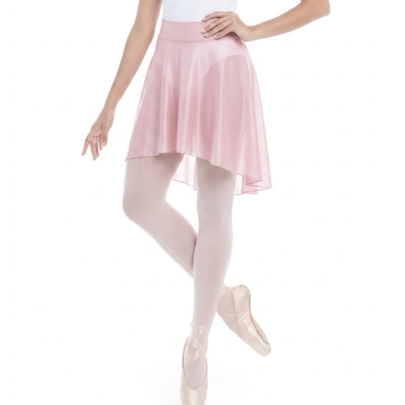 Saia para Ballet em Jersey Adulto com Cós | Modelo Bico (Mais Longa Atrás) | Capezio