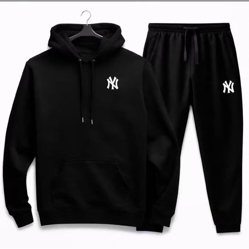 Conjunto Moleton Canguru  Unissex New Calça Jogger Flanelada e Blusa de Frio