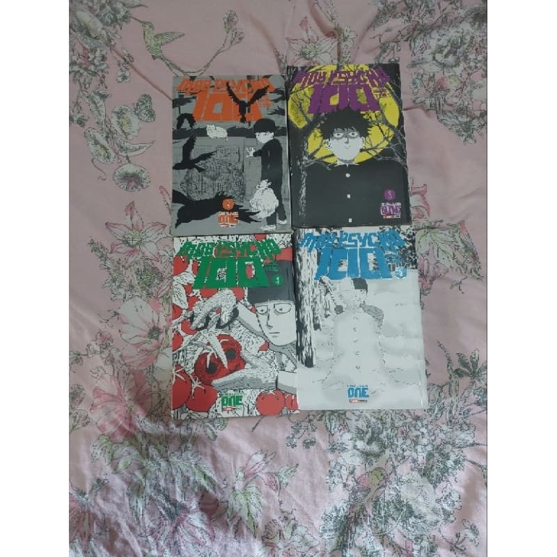 Mob Psycho 100 mangá volumes duplos 2 em 1