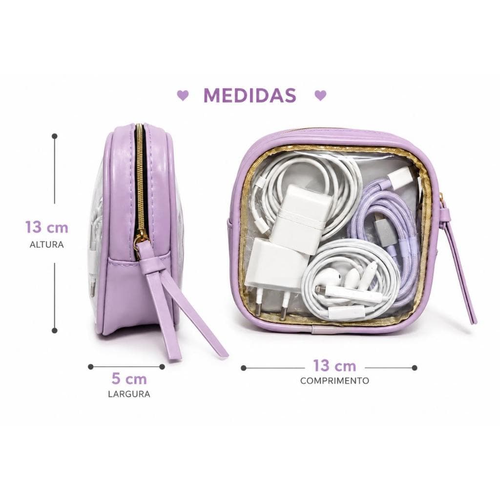 Necessaire transparente.