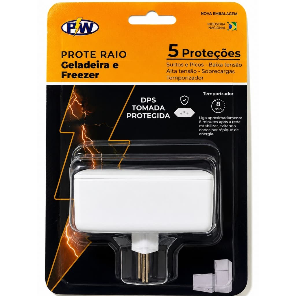Protetor Contra Queda De Energia Geladeira E Freezer P&W