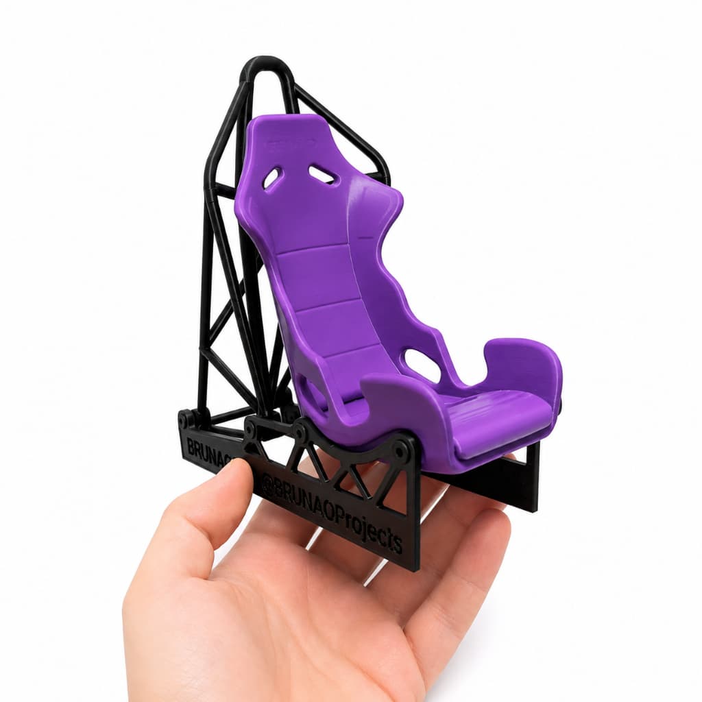 Miniatura Banco Concha Drift Personalizado Decorativo Impressão 3D