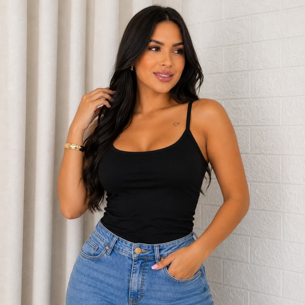 Blusinha Feminina Regata Blusa Feminina Básica Regata Oferta