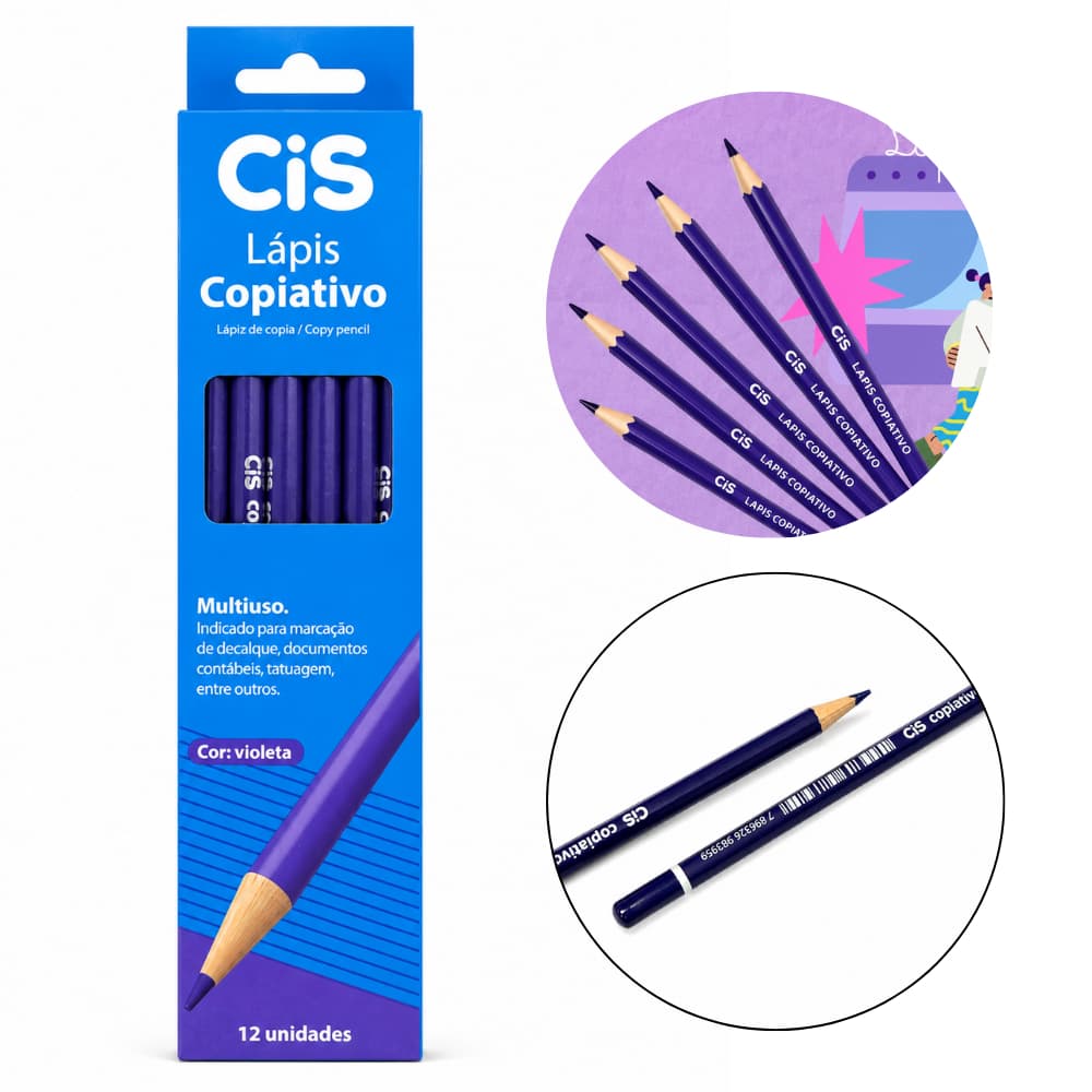 Lapis Preto Redondo CIS Copiativo
