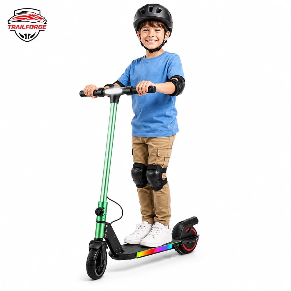 Trailforge-C1 Patinete Elétrico Infantil 6,5' 150W 16KM/H Luzes LED multicoloridas Menino Menina