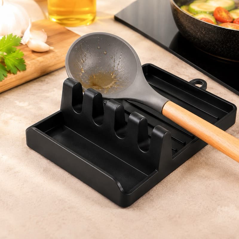 Suporte para Colher Descanso de Colher Porta Colher Organizador de Utensílios para Cozinha