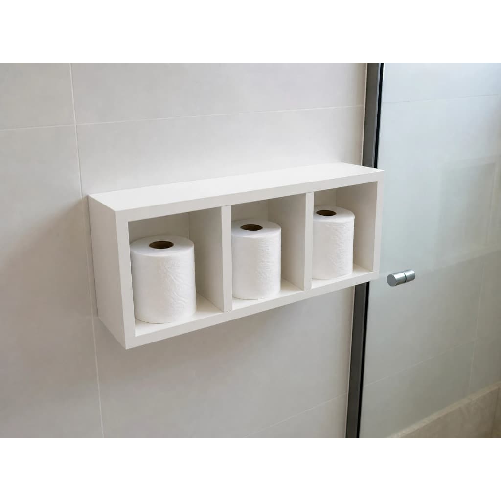 Nicho Organizador Mdf 50x20cm Banheiro Quarto Cozinha Sala