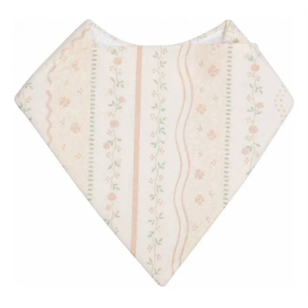 Babador Bandana Papi Baby - Flores Do Amanhecer - Babador Menina