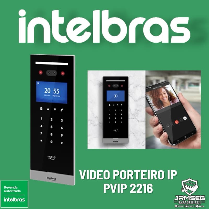 PVIP 2216 Videoporteiro IP com reconhecimento facial Intelbras