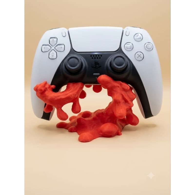 Suporte para Controle PS5 PlayStation 5 Efeito Slime Derretido 3D