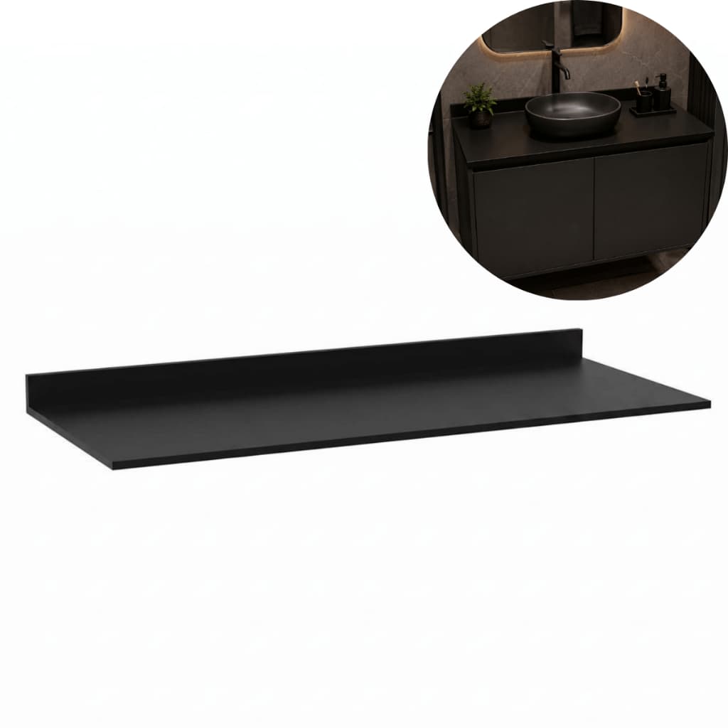 Tampo Para Balcão Multiuso 100cm Em MDP Ideal Para Cozinha Pia Banheiro