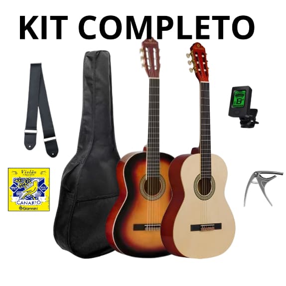 Violão Harmonics Giannini GNA-111NT Acústico Nylon Profissional