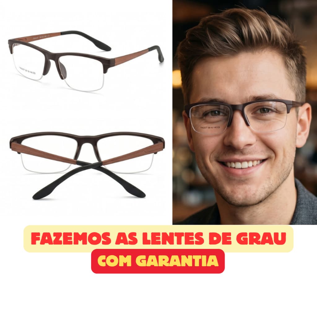 TR6217-C5 Óculos de Armação TR90 Masculino
