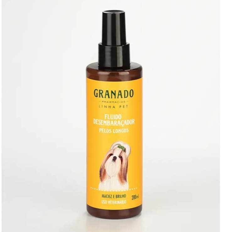 Fluido Desembaraçador Pet Granado Pelos Longos - 200ml