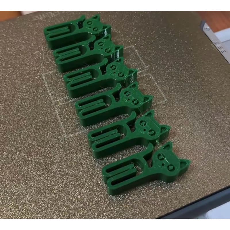 Clip Prendedor de Sacola Gato 3D - Fechador de Pacotes kit 6 peças
