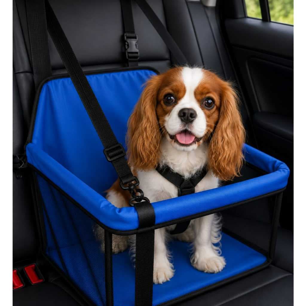 Cadeira ..Transporte Luxo Pet Carro Cães e Gatos Raças pequenas e médias ate 12 kgs ) Assento de Proteção Automóv