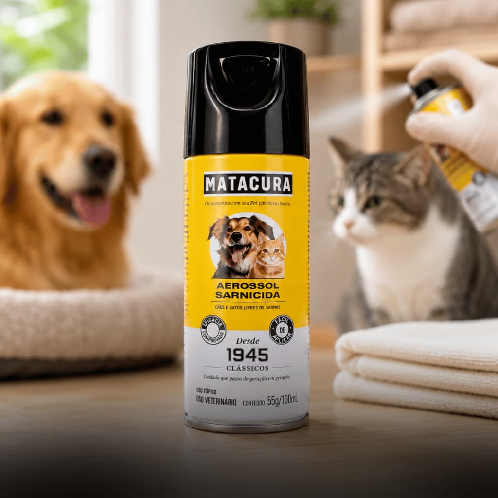 Sarnicida Matacura Monossulfiram 3% Aplicação Prática Aerossol 100ml